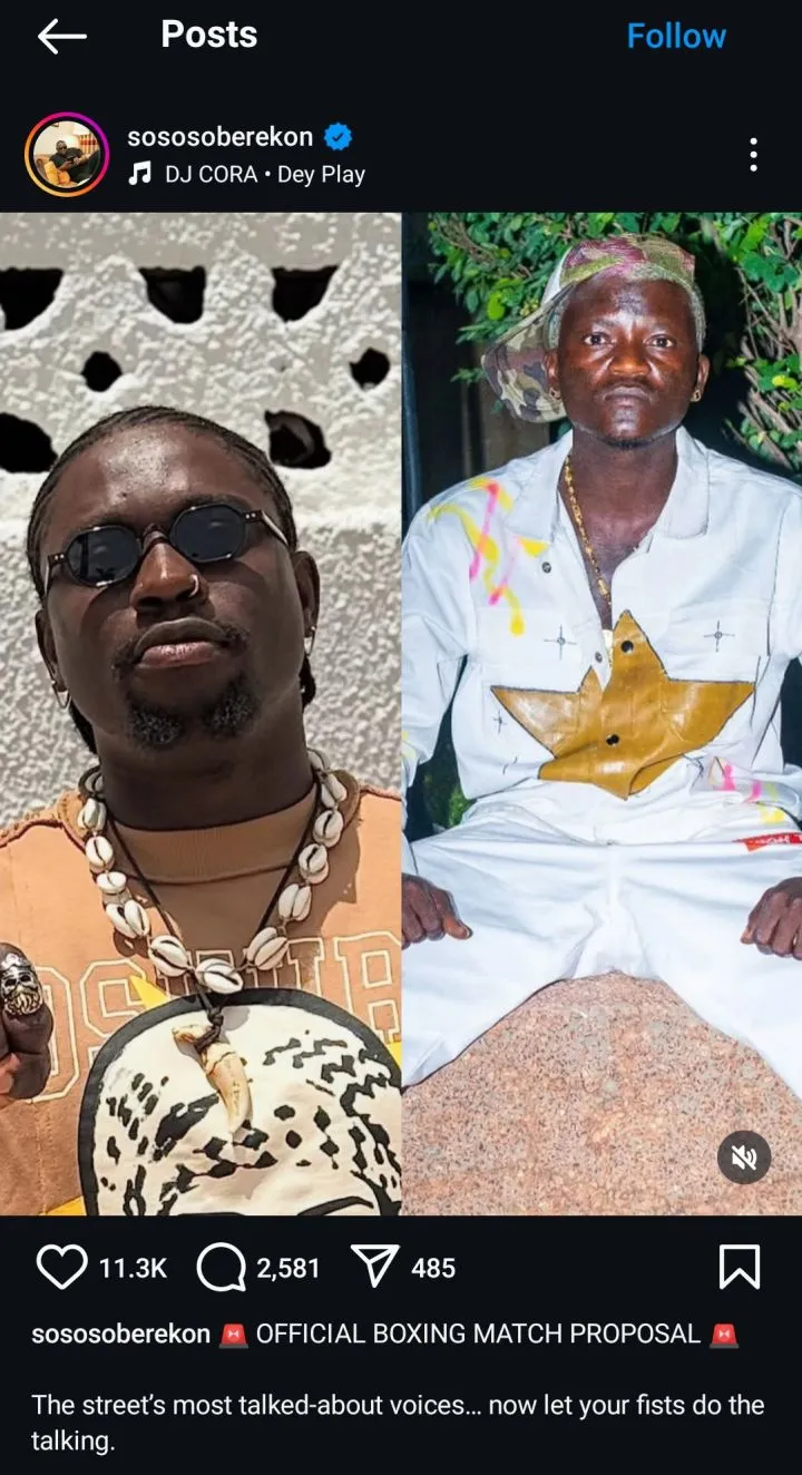 Talent manager Soso Soberekon offers ₦120m for boxing match between Portable and VeryDarkMan
