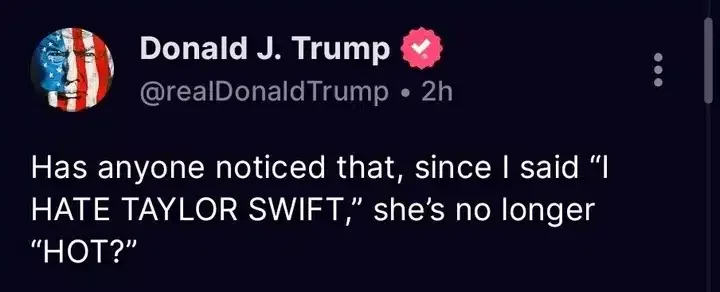 Donald Trump stirs buzz over comment about Taylor Swift