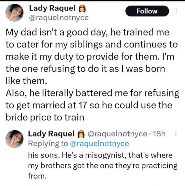 Lady calls out father for being terrible at parenting