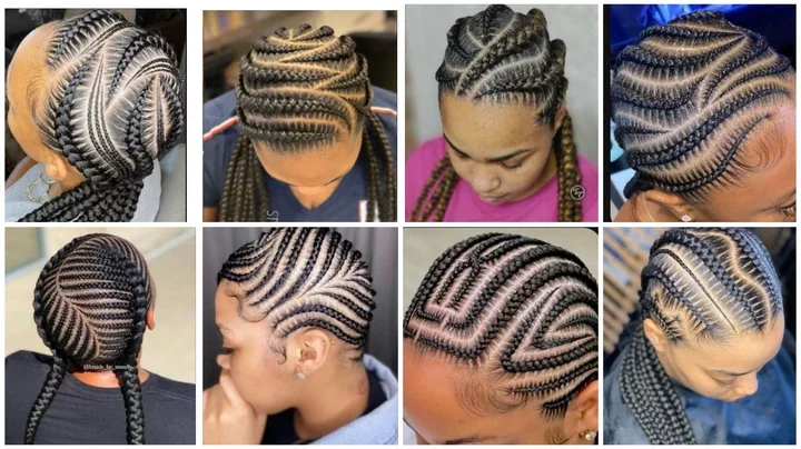 Fascinating Ghana braids hairstyles that stands out.