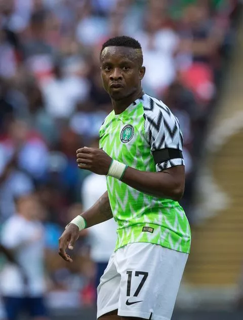 Ogenyi Onazi of Nigeria during the International Friendly Länderspiel match between England and Nigeria at Wembley Stadium, London, England on 2 June 2018