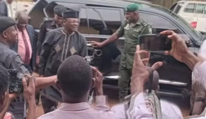 Governorship Election: INEC Chairman, Yakubu Arrives In Edo State Ahead Of Polls