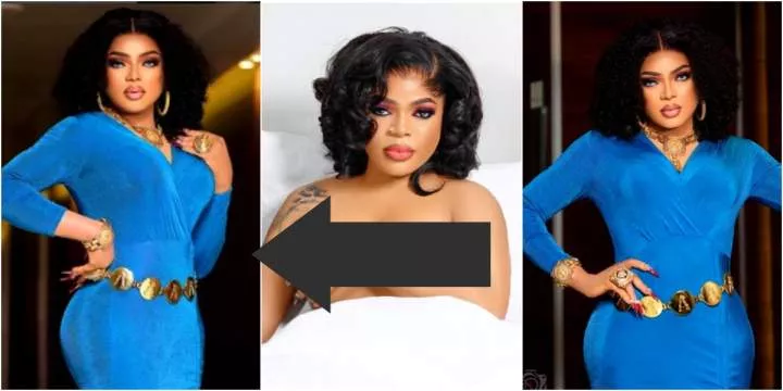 Bobrisky goes unclad in new post, shows evidence he is now a full 'woman
