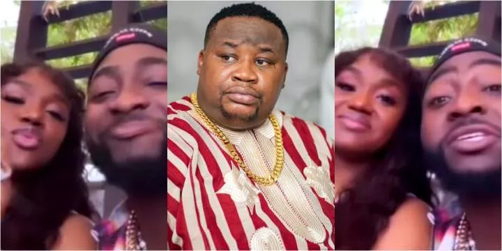 "You too sabi, see my sister's hand na" - Cubana Chief Priest shower praises on Davido for giving Chioma queenly treatment