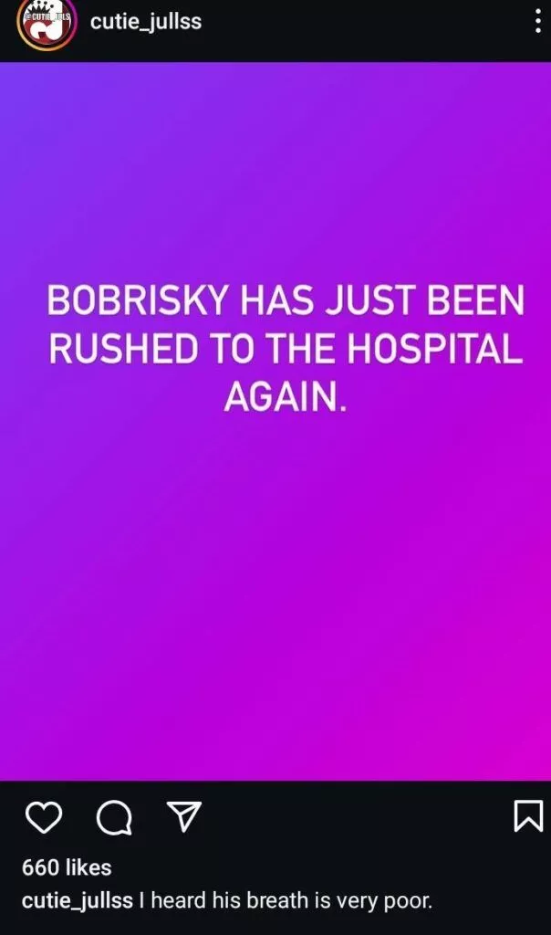 Bobrisky reportedly hospitalized following arrest at airport