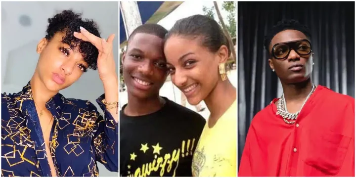 "You still love baba" - Reactions as Wizkid's ex-lover, Sophie Rammal hints on dropping old photos with singer