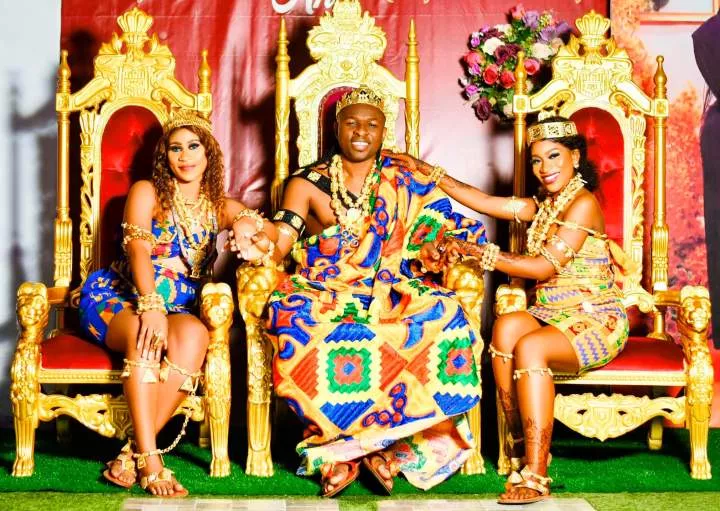"King Solomon married 700 wives and had 300 concubines" - Ghanaian man defends marrying his two girlfriends same day
