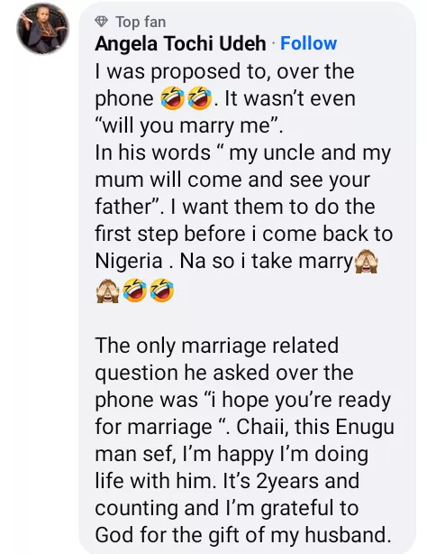 Nigerian woman recalls the 