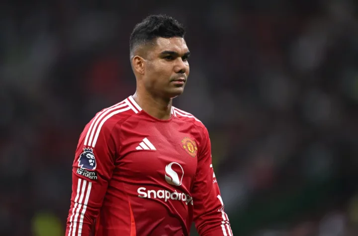 Erik ten Hag says Casemiro did not leave at half time of Manchester United's defeat to Liverpool at Old Trafford.