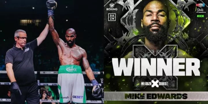 Mike Edwards victorious in boxing match debut