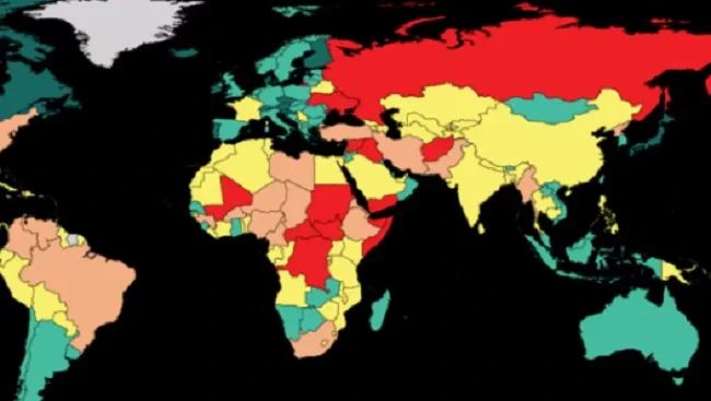 Top 10 unsafe countries in the world 2024