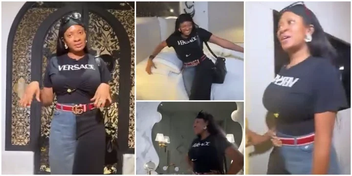 "This life ehn, just have money" - May Edochie, overwhelmed, shares her experience in Doha (VIDEO)