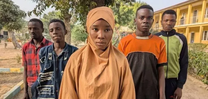 Female-led phone snatching gang apprehended in Kano