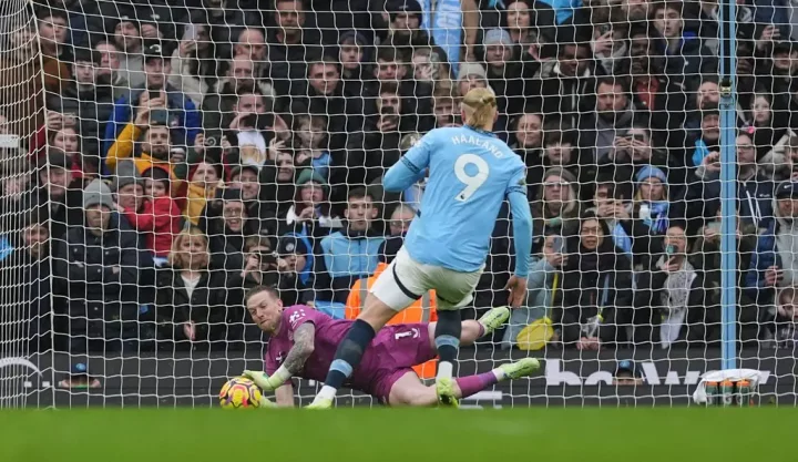 EPL: Haaland misses penalty as Man City fail to beat Everton