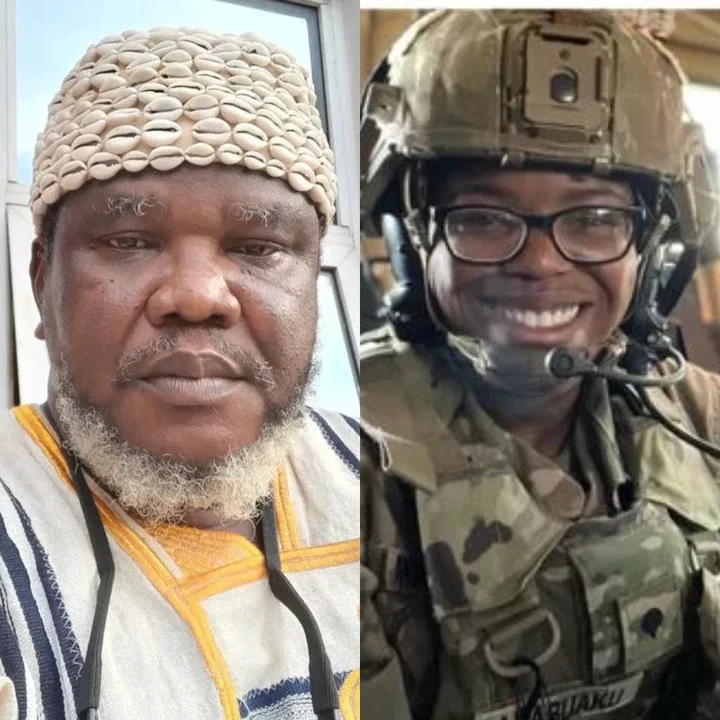 Reactions As Ugezu J Ugezu Shares a Photo Of His Daughter Who's In The US Army