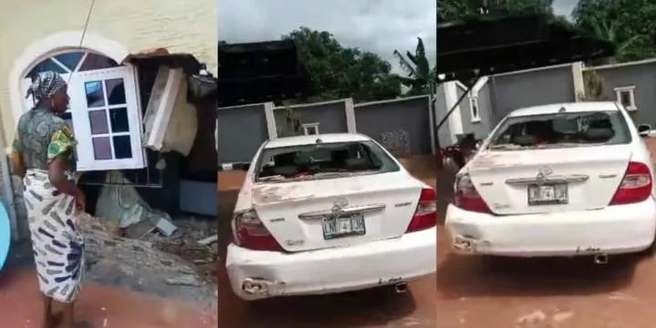 Man cries out after asking brother to wash car only for him to crash it into their house