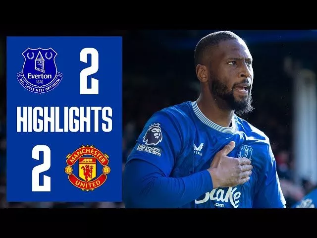 Everton 2 - 2 Manchester United (Feb-22-2025) Premier League Highlights