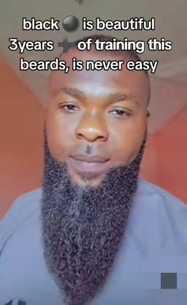 Ladies gush as man flaunts beards he's been training for 3 years