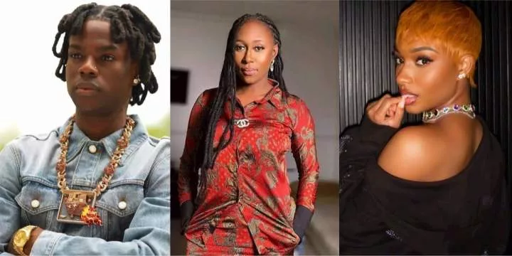 Cynthia Morgan calls out Mavin over Rema's smoking habit, criticizes Ayra Starr's outfit