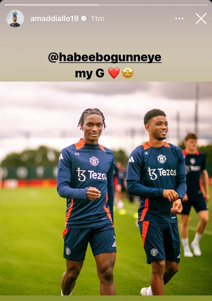 Amad Habeeb Ogunneye Instagram stories 