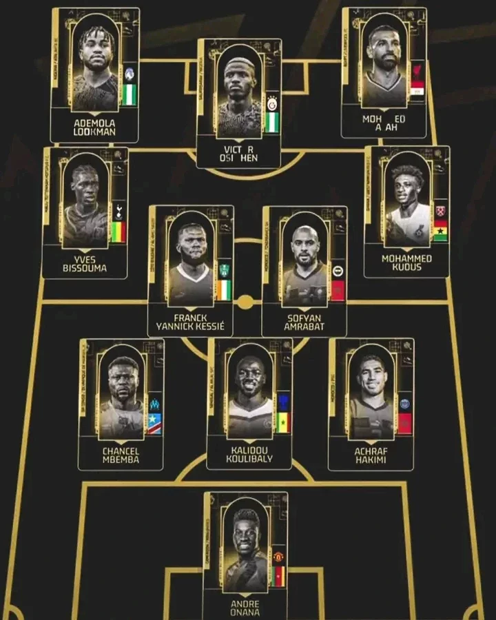 CAF Team Of the Year: Two Super Eagles Players and Two Morocco Players included in the list