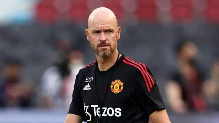 EPL: Ten Hag bans Man Utd striker from first-team training