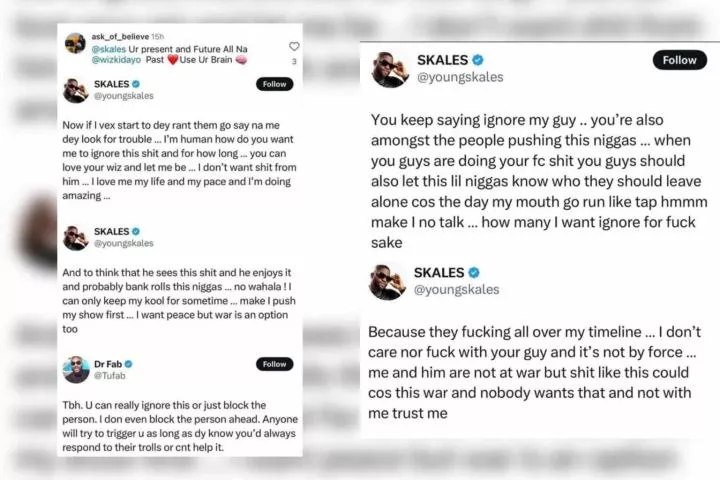 Skales goes ballistic over FC's toxicity, accuses Wizkid of enabling it