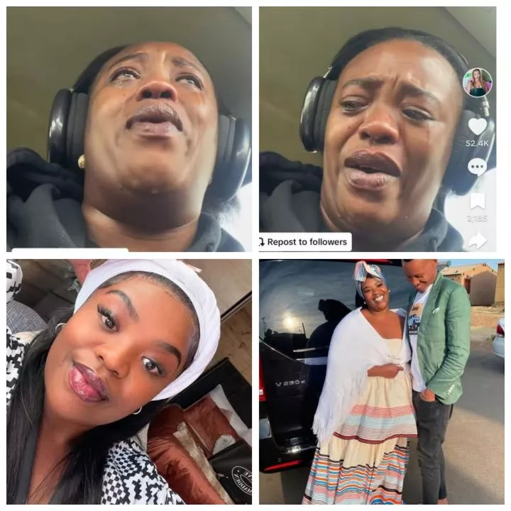 You can't love a man who is cheating on you - South Africans react to video of a celeb crying after her husband cheated despite 'serving him well'