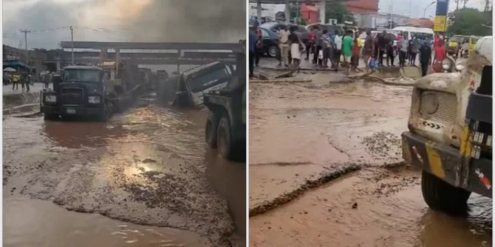 Anambra: Pains, Agony as Uga Junction/Head Bridge Roads Collapse