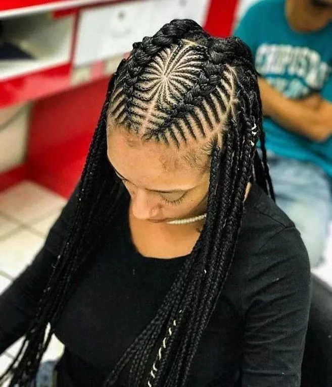 Artistic Ghana Braid