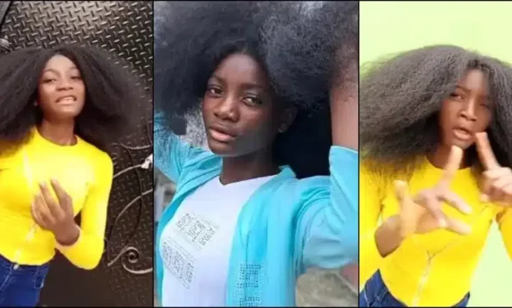 "What do you use?" - Lady flaunts her natural hair online, netizens beg for her routine