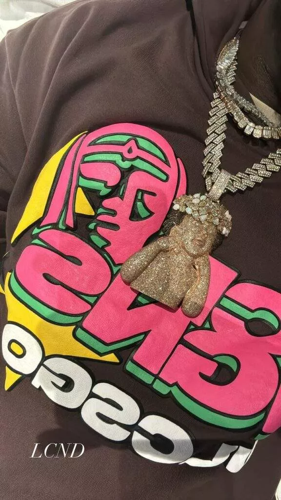 Davido shares photo of pendant he got in honor of his late son, Ifeanyi