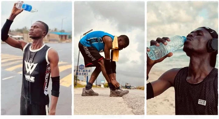 "I Didn't Land in Hospital After Marathon": Man Who Trekked from Lagos to Port Harcourt Opens Up