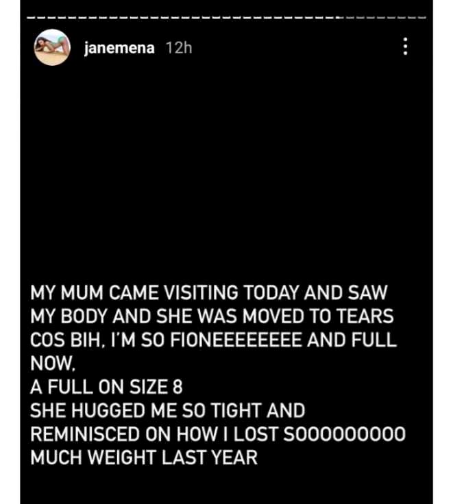 Janemena's mother breaks down in tears after seeing her daughter's body while on a surprise visit to her house