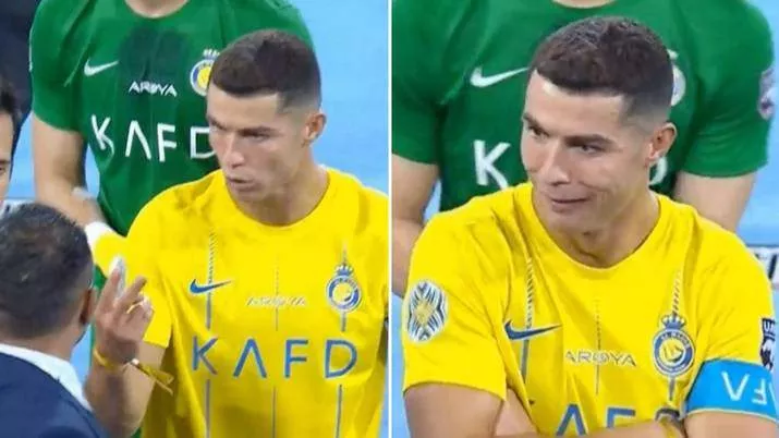 Cristiano Ronaldo was in shock after not being awarded MOTM for Arab Club Champions Cup final