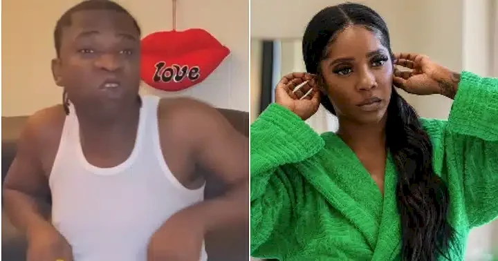 "Release more na, wetin you dey even sing?" - Speed Darlington slams Tiwa Savage for singing about her viral video