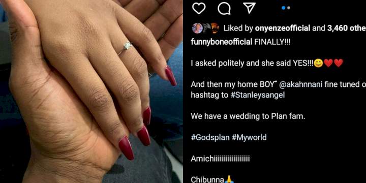 Funnybone gets a 'Yes' after proposing to his girlfriend