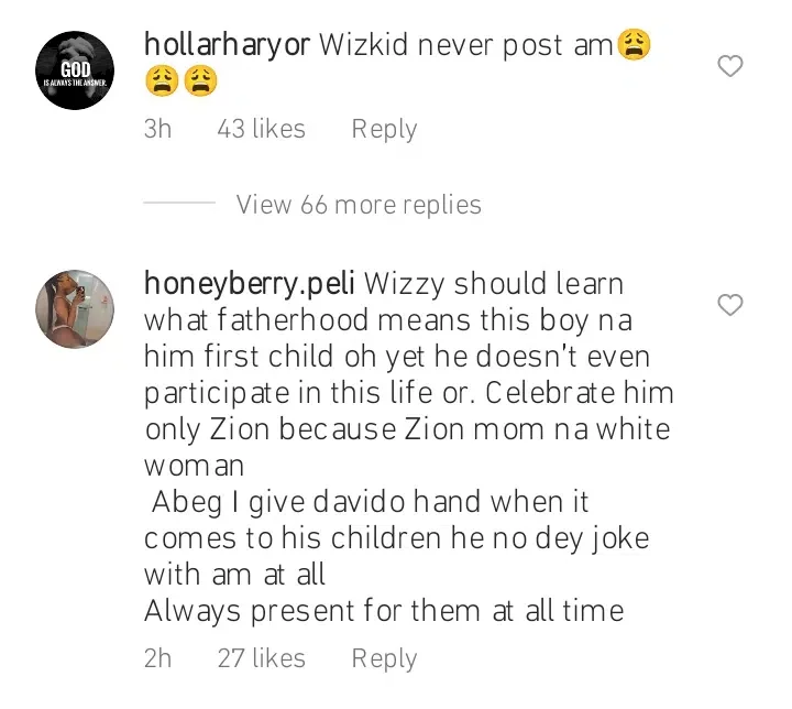 'Take fatherhood lessons from Davido' - Wizkid bashed for almost missing first son's birthday