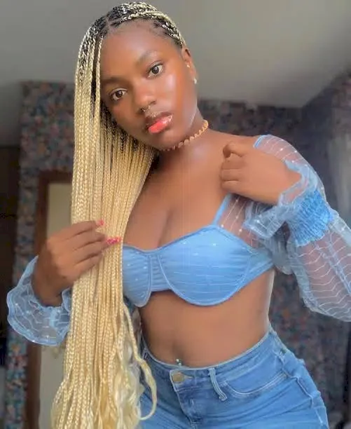 Lady in Oxlade's bedroom video cries out for justice again, threatens to leak more tapes of singer (Chats/audio)