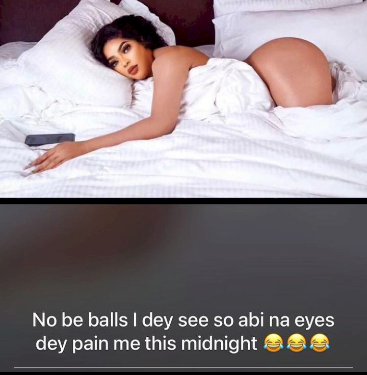 Bobrisky's bedroom photo exposes his 'balls' - Nigerians allege (Photos)