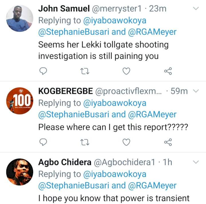 CNN's Stephanie Busari responds after she was called out by lawyer Iyabo Awokoya for her publication on the Ikoyi building collapse