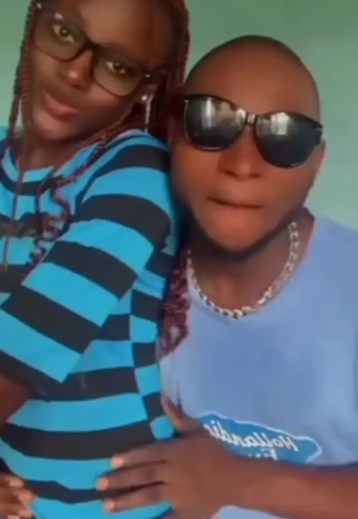 'They look like their throwback' - Reactions as Davido and Chioma's lookalike pops up online, video stirs reactions
