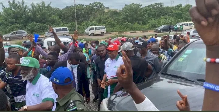 Peter Obi storms Osun; pulls massive crowd ahead of gubernatorial election (Photos)