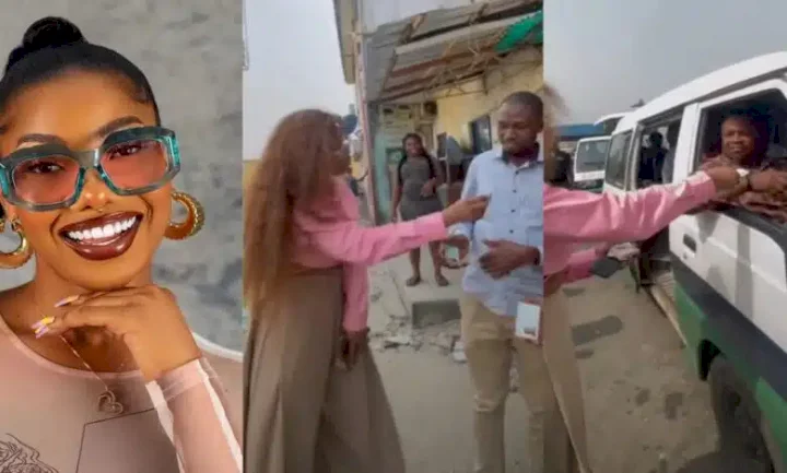 'Vote with your conscience' - Tacha warns residents as she hands out cash gifts to PVC owners (Video)