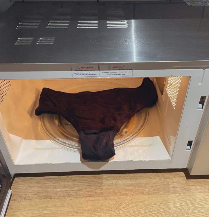 'Why I microwave my underwear before wearing it' - Lady spills