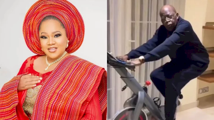 "What else does Tinubu need to do to prove that he is not dying?" - Toyin Abraham queries