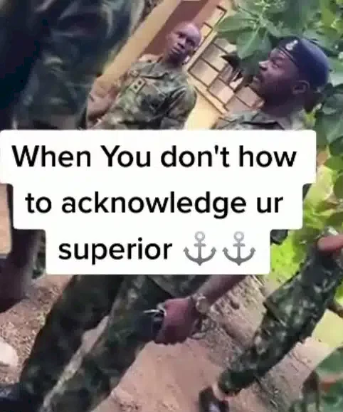 'You will never know peace in this unit' - Military officer vows to junior colleague for disrespecting him (Video)