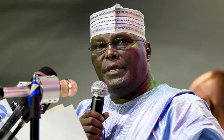 'Vote for A... I mean PDP' - Atiku suffers gaffe during campaign