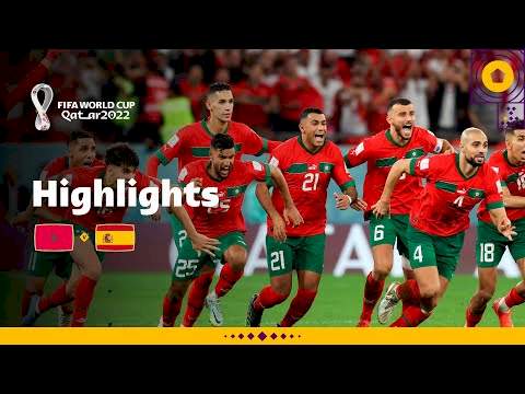 Morocco 0  -  0 Spain (Pen 3-0) (Dec-06-2022) World Cup 2022 Highlights