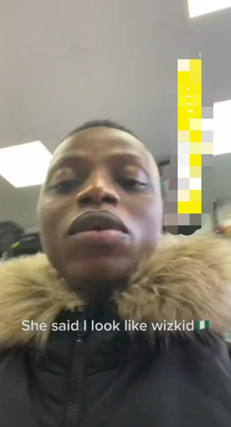 Young man jumps for joy as white woman tells him he looks like Wizkid (Video)